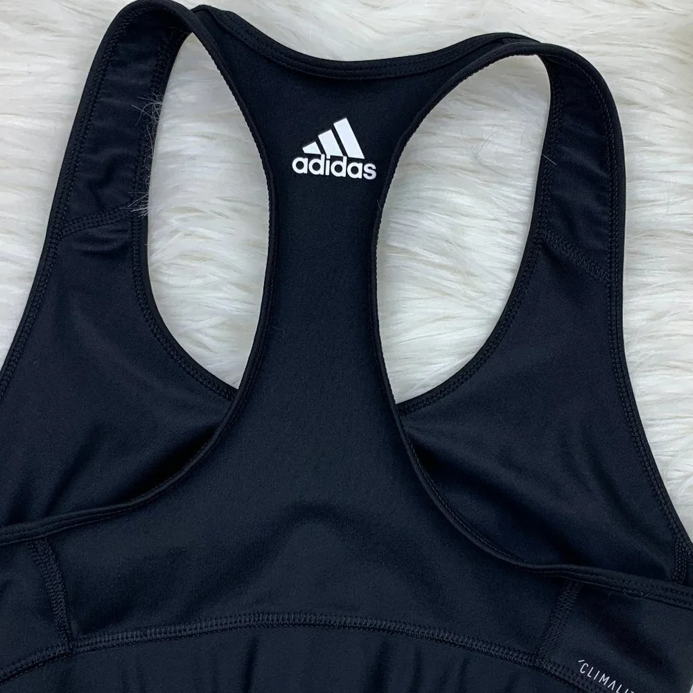 Adidas Logo Graphic Climalite Sports Bra Youth Size Small (8-10)